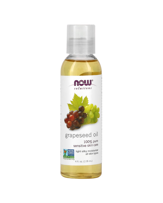 Now Solutions Grapeseed Oil 4 fl oz (118ml)