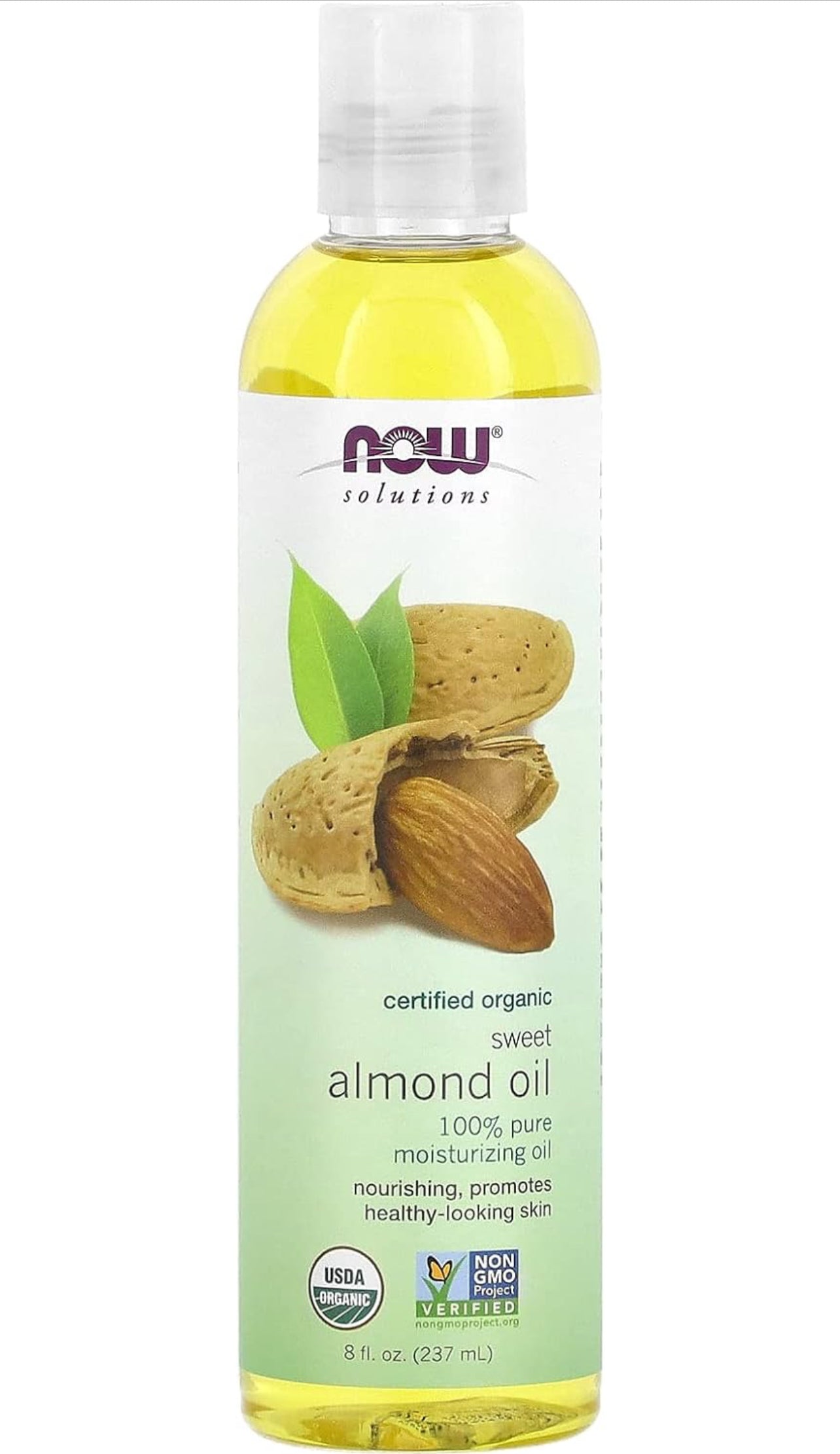 Now Solutions Sweet Almond Oil 8 fl.oz