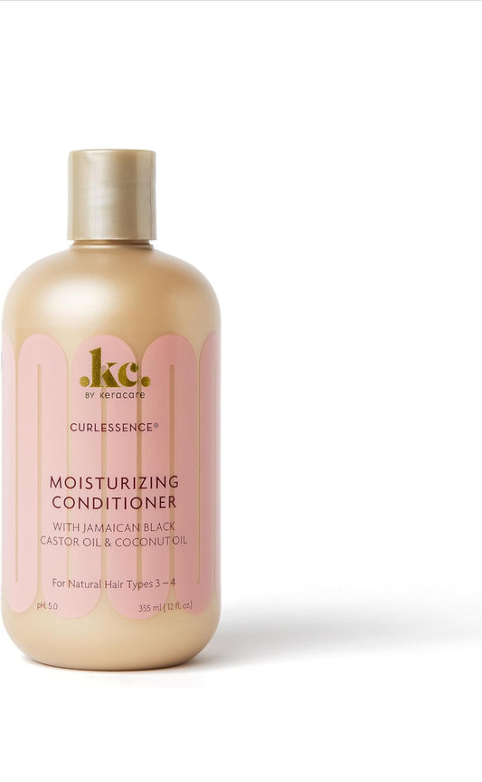 KeraCare CurlEssence Coconut Conditioner - 12 oz - With Jamaican Black Castor Oil & Coconut Oil - Increase Hair Moisture & Strength